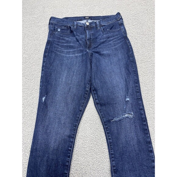Gap Women Denim Jeans Blue 32 Favorite Jegging Pants Stretch City Preppy New - Picture 2 of 10